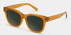Azul Square Beige Polarized Sunglasses
