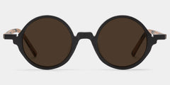 Otto Round Black Sunglasses
