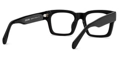 Herman Rectangle Black Glasses