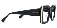 Jesse Rectangle Black Glasses