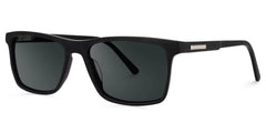 Daniel Rectangle Black Glasses