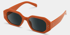 Soleil Rectangle Orange Polarized Sunglasses
