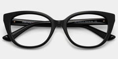 Charlotte Black Cat eye Glasses