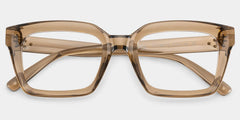 Grover Rectangle Beige Glasses