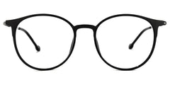 Gamble Round Black Glasses