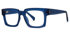 Amadeo Rectangle Blue Glasses