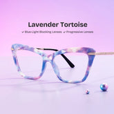 Juliet Cateye Purple Glasses