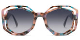 Bobbie Geometric Pink-Tortoise Glasses
