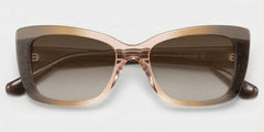 Leona Rectangle Brown Glasses