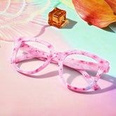 Harrell Square Pink Glasses