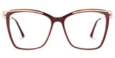 Krystle Square Red Glasses