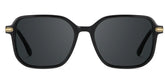 Jetson Rectangle Black Sunglasses