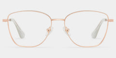 Skyler Square Rose Gold Glasses