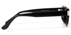 Riviera Geometric Black Sunglasses