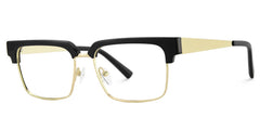 Gerena Browline Black Glasses