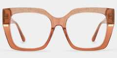 Mavis Square Beige Glasses
