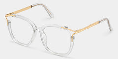 Sidibe Square Clear Glasses