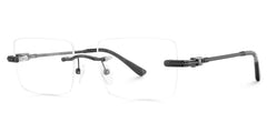 Peavy Rectangle Gray Glasses
