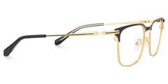 Marshall Rectangle Black Gold Glasses