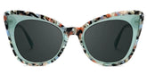 Dunkley Cateye Green Glasses