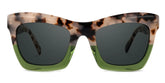 Benitez Square Two-Tone Glasses
