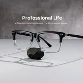 Harper Rectangle Two tone Glasses