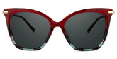 Lamar Butterfly Red Glasses