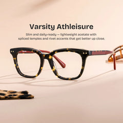 Angela Tortoise Rectangle Glasses