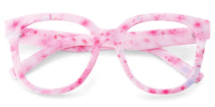 Harrell Square Pink Glasses