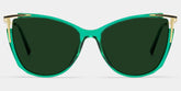 Yomary Cateye Green Glasses