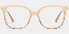 Caroline Beige Square Glasses