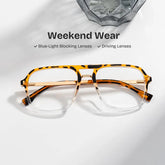 Kilworth Aviator Tortoise clear Glassess