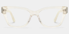 Miranda Clear Yellow Cat eye Glasses