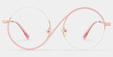 Flozif Round Pink Glasses