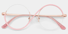 Flozif Round Pink Glasses