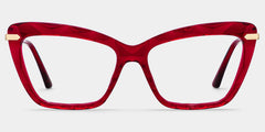 Juliet Cateye Red Glasses