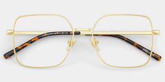 Abigail Square Gold Glasses