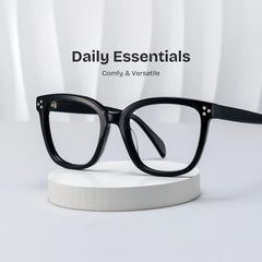 Scarlett Square Black Glasses