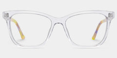 Faith Clear Rectangle Glasses