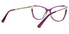 Yomary Cateye Purple Glasses