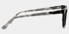 Travis Rectangle Black Glasses