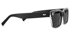 Fayssel Rectangle Black Glasses