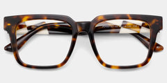 Harriet Square Tortoise Glasses