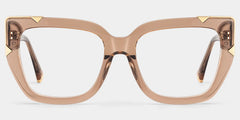 Dax Square Beige Glasses