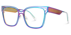 Dacarine Square Iridescent Glasses