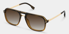 Kilworth Aviator Brown Glasses