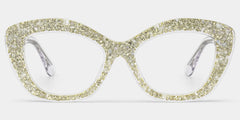 Giselle Cat-eye Silver Glasses