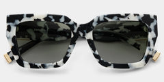Maddox Square Pattern Polarized Sunglasses
