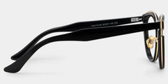 Laraine Cat Eye Black Glasses