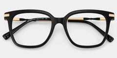 Jacqui Square Black Glasses